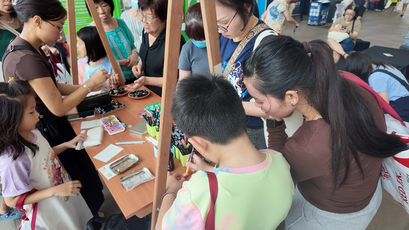 Upcycled Keycap Activity at ALBA E-Waste Day 2025