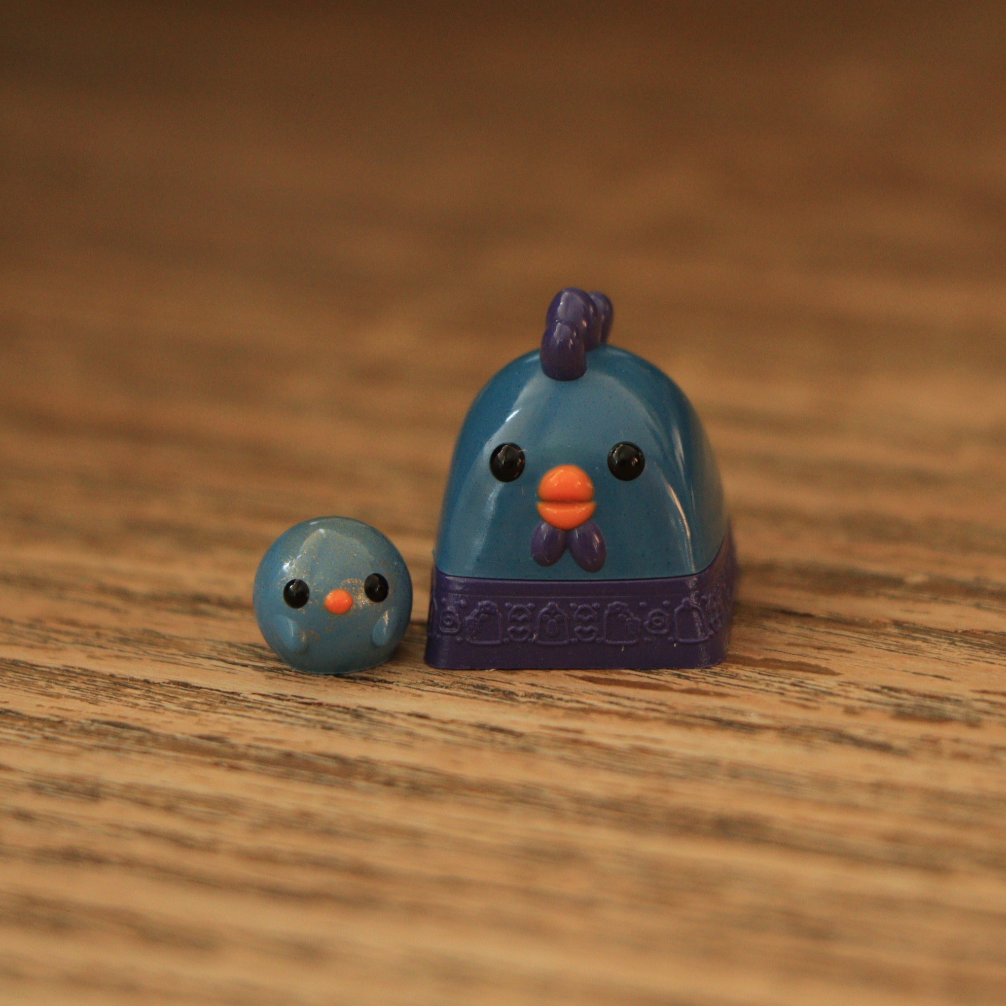 Cluckeys and chicken - Blue belle and Dusty - Artzei Studio