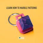 Learn how to create marble patterns on artisan keycaps
