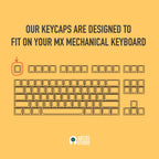 Artisan keycaps designed to fit MX mechanical keyboards — compatibility diagram ESC key
