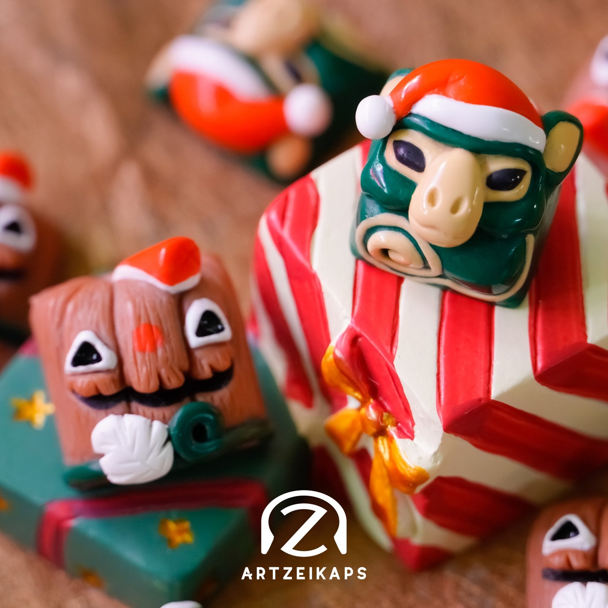 Smunkey artisan keycap Christmas 2021 colourway