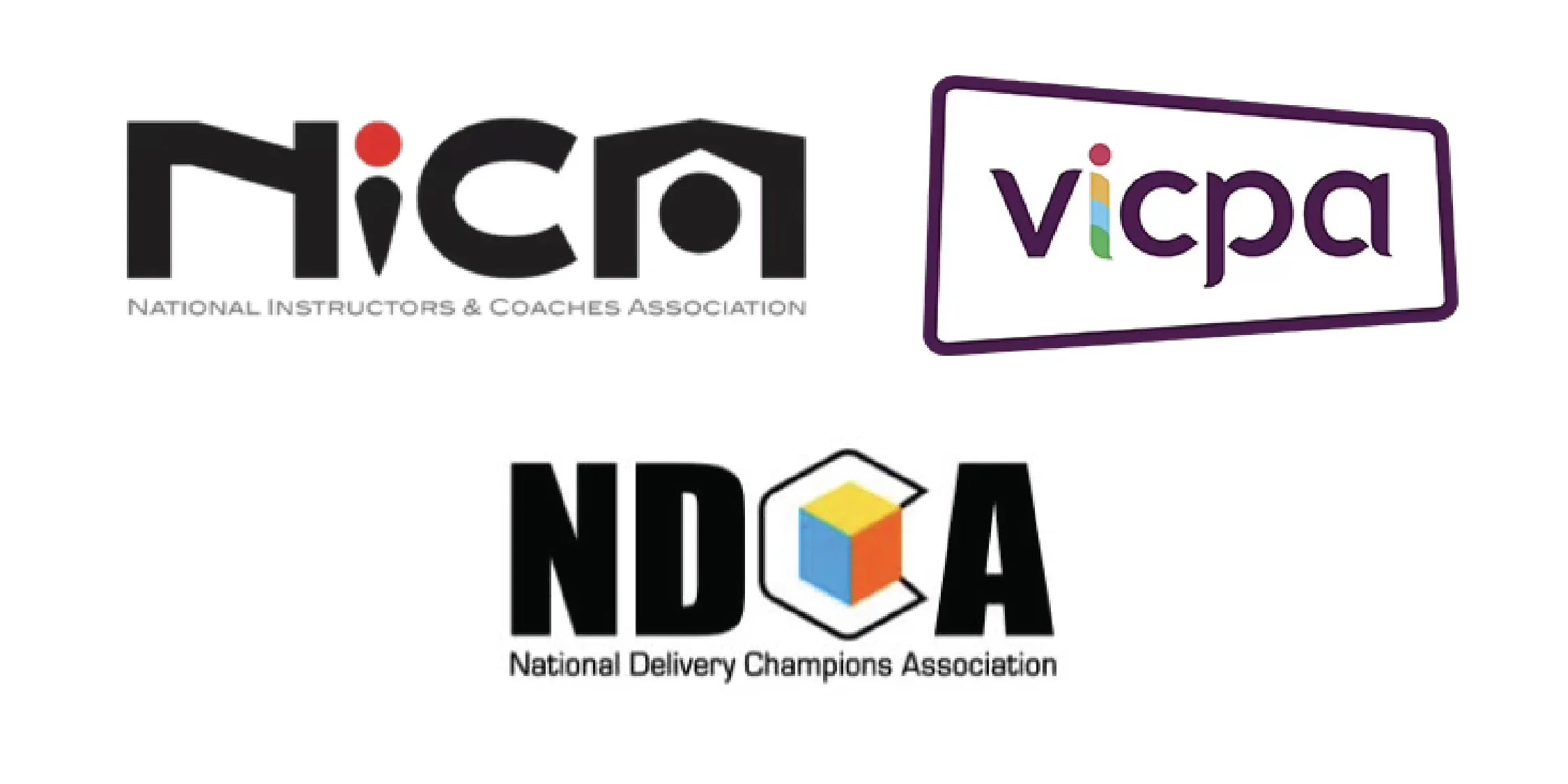 Our Client - Logos of NICCA, VICPA, and NDDCA 