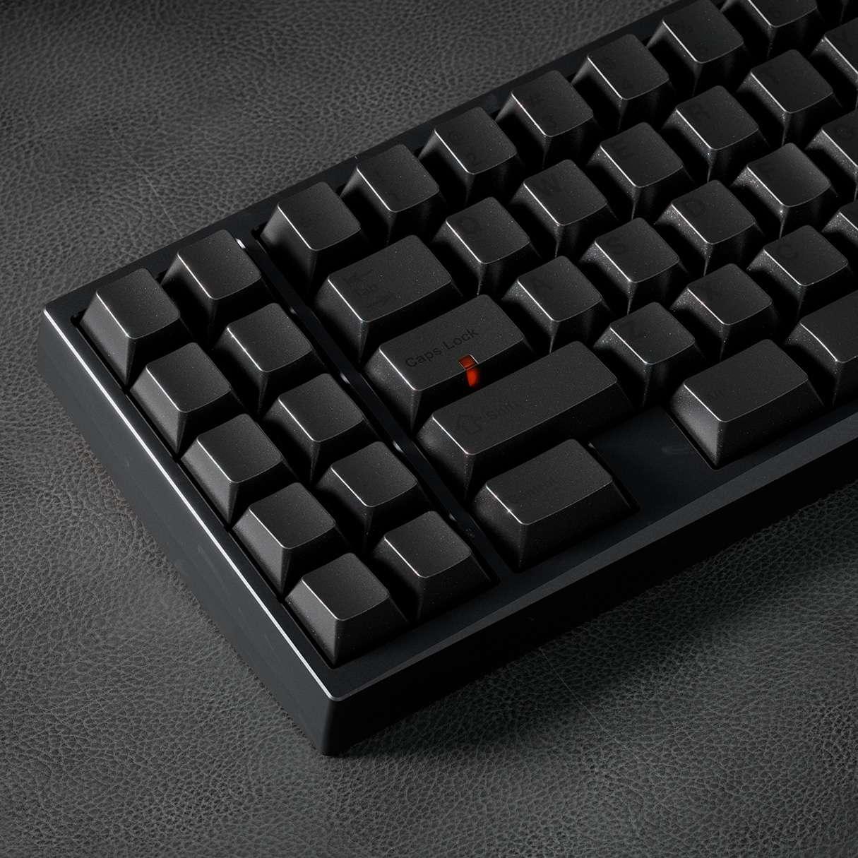 GMK Cosmos mechanical keyboard, angled side view