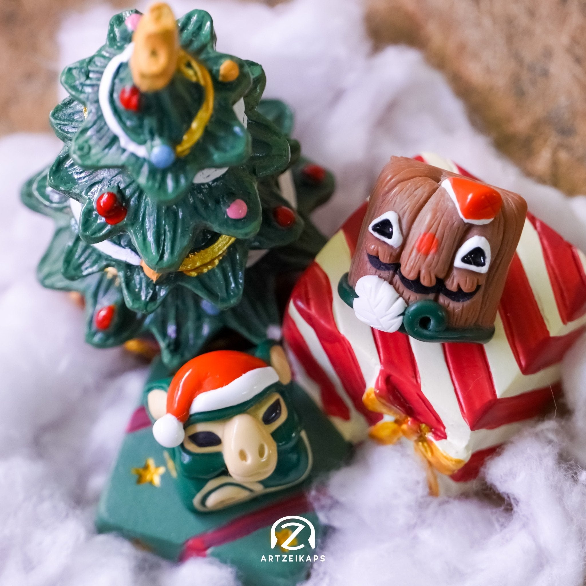 Lil' Huey artisan keycap Christmas 2021 edition